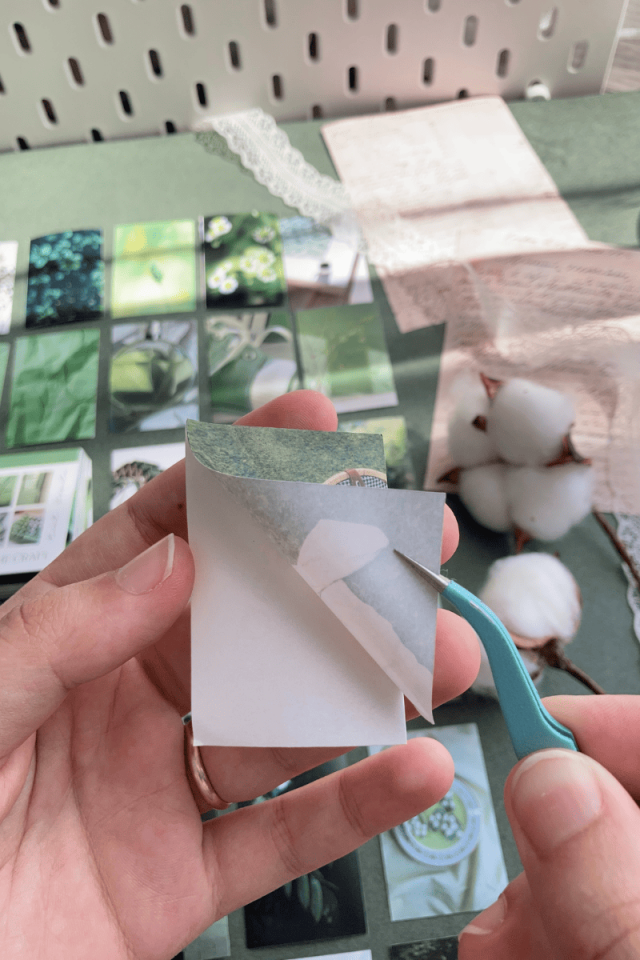 Yeşil Temalı Aesthetic Sticker Kitapçığı