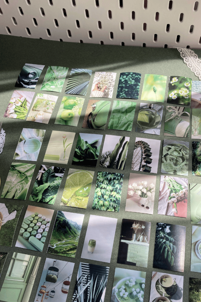 Yeşil Temalı Aesthetic Sticker Kitapçığı