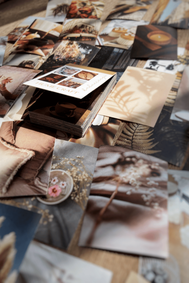 Kahverengi Temalı Aesthetic Sticker Kitapçığı