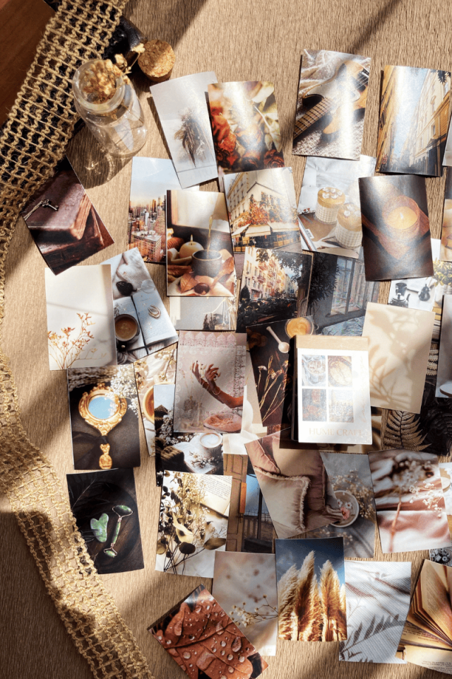 Kahverengi Temalı Aesthetic Sticker Kitapçığı