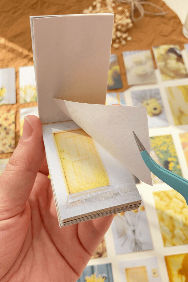 Sarı Temalı Aesthetic Sticker Kitapçığı