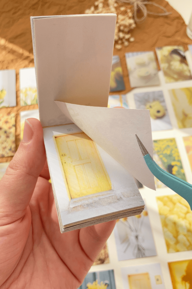 Sarı Temalı Aesthetic Sticker Kitapçığı