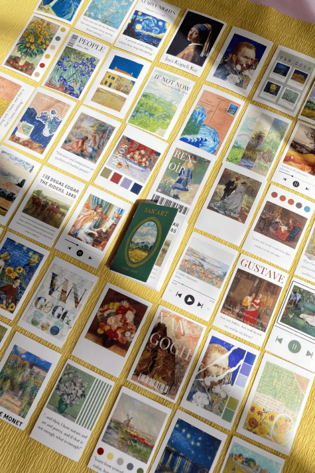 San'art Temalı Sticker Kitapçığı