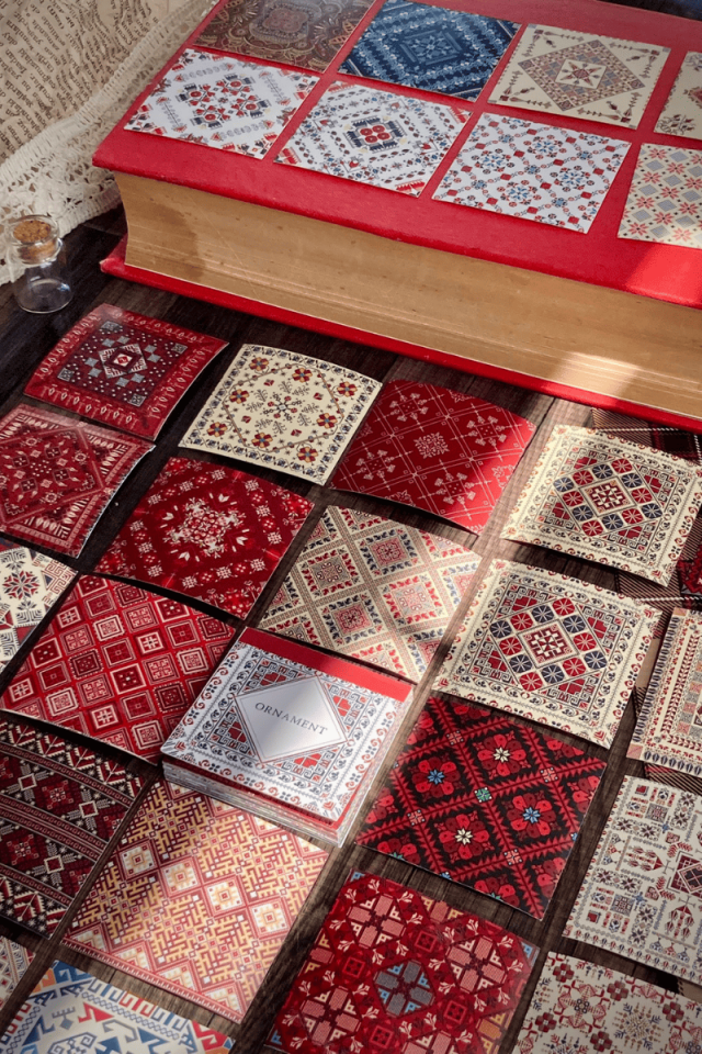 Etnik Desen Temalı Sticker Kitapçığı