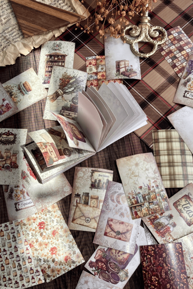 Şifacı/Eczacı Temalı Sticker Kitapçığı