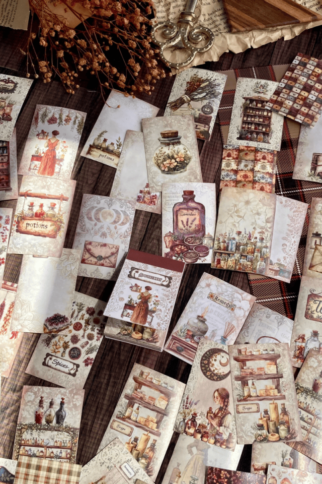 Şifacı/Eczacı Temalı Sticker Kitapçığı