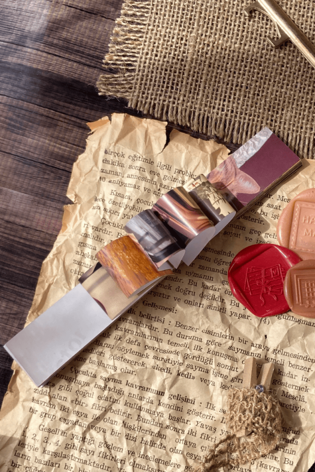 Aesthetic Sunshine Temalı Şerit Sticker Kitapçığı