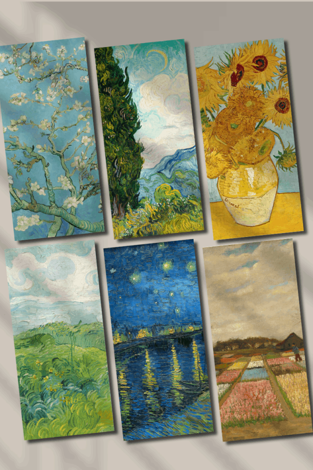 Van Gogh Temalı Washi Bant Sticker Seti(Kopya)