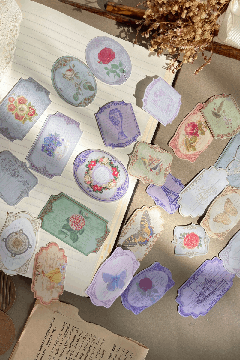 Etiket Temalı Sticker Seti II