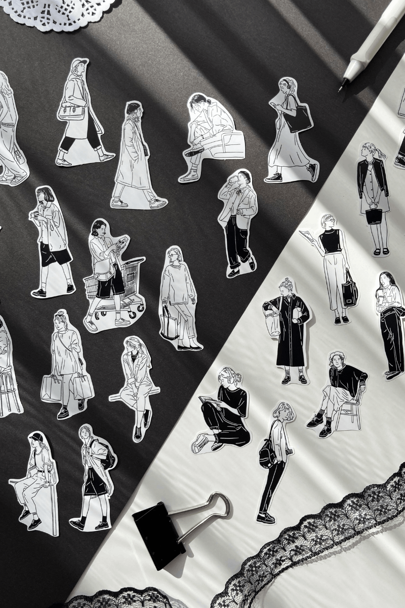 Fashion Girl Sevimli Kız Sticker Seti