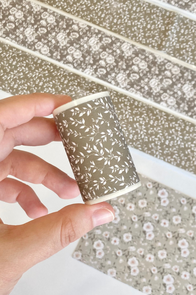 Vintage Yeşil Dal ve Çiçek Temalı Washi Bant Washi Tape Bullet Journal Scrapbook için uygun