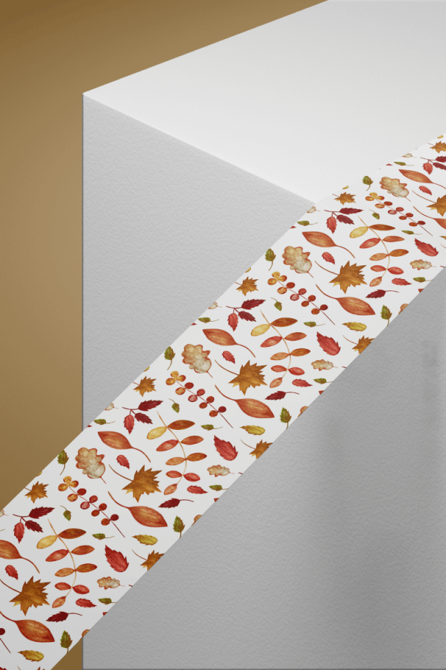 Sonbahar Temalı Washi Tape Washi Bant Bullet Journal Sticker / Defter / Çıkartma / Scrapbooking