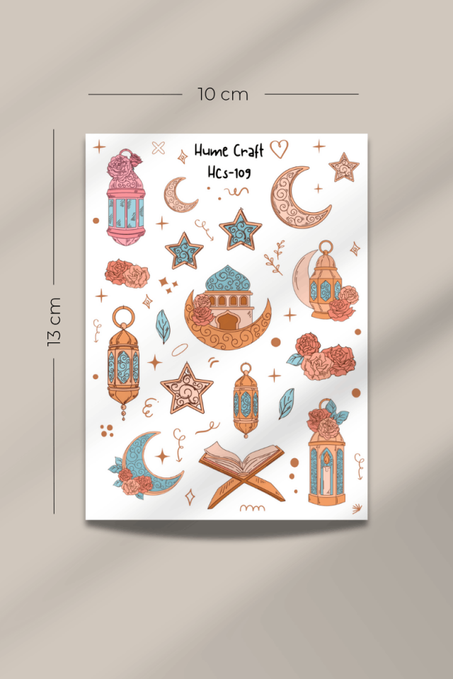 Lantern Ramazan Şeffaf Sticker Seti