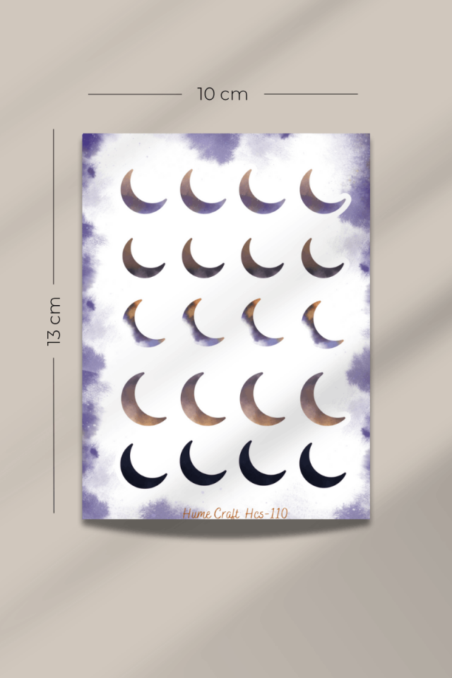 Hilal/Ramazan Şeffaf Sticker Seti