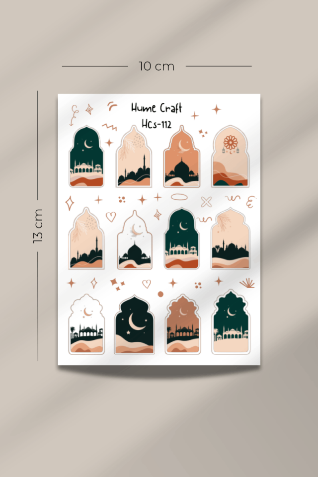 Kandil/Ramazan Şeffaf Sticker Seti