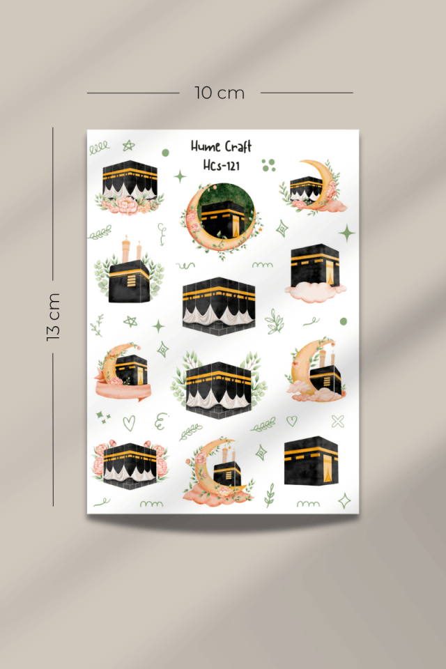Beyt'ül Haram Şeffaf Sticker Seti