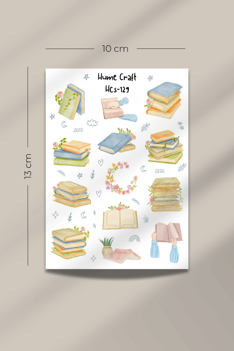My Books Şeffaf Sticker Seti