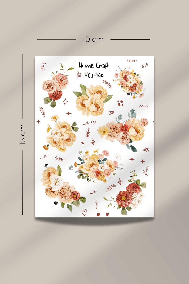 Fleur Şeffaf Sticker Seti