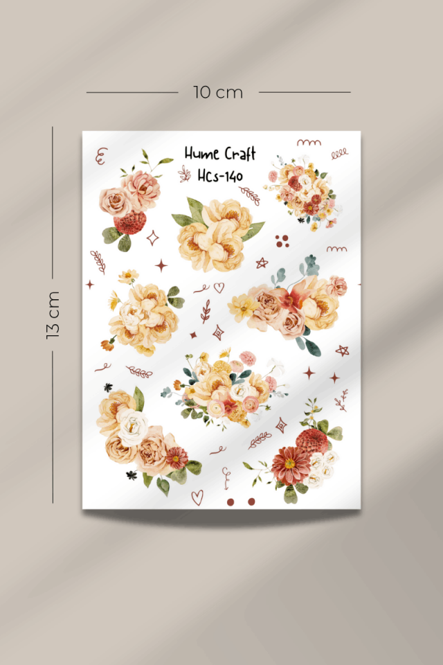 Fleur Şeffaf Sticker Seti
