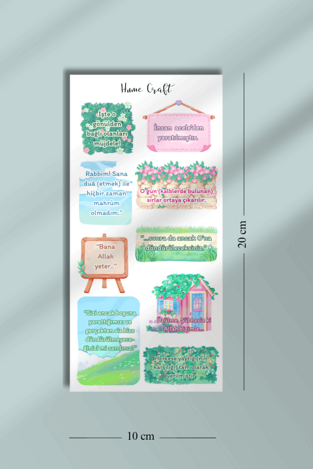 6'lı Islami Temalı Sticker Seti