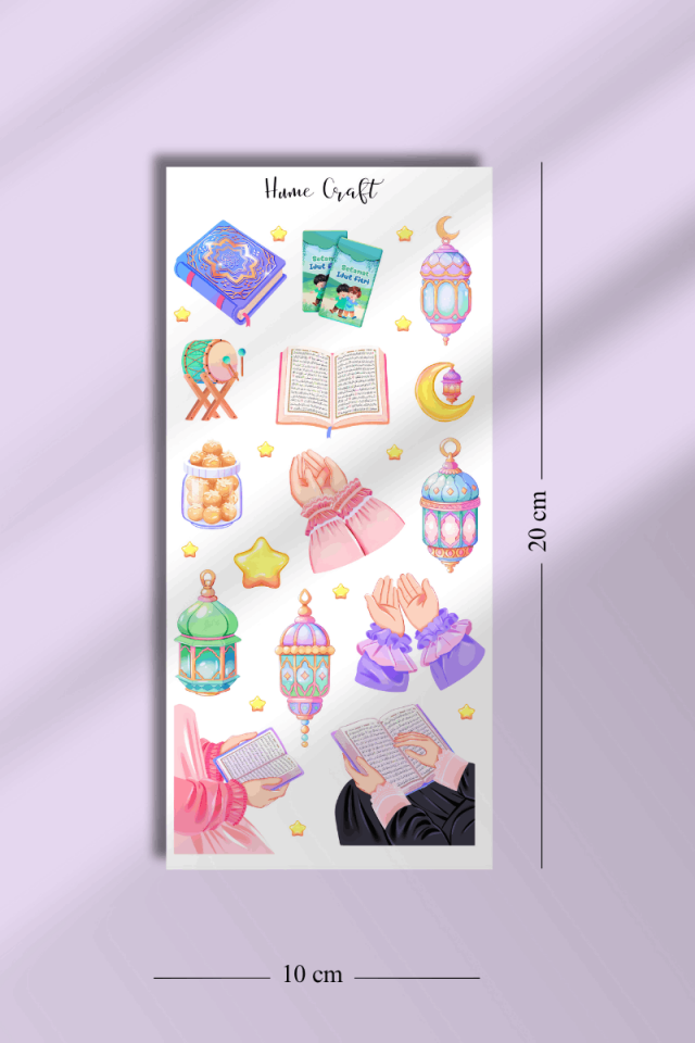 6'lı Islami Temalı Sticker Seti