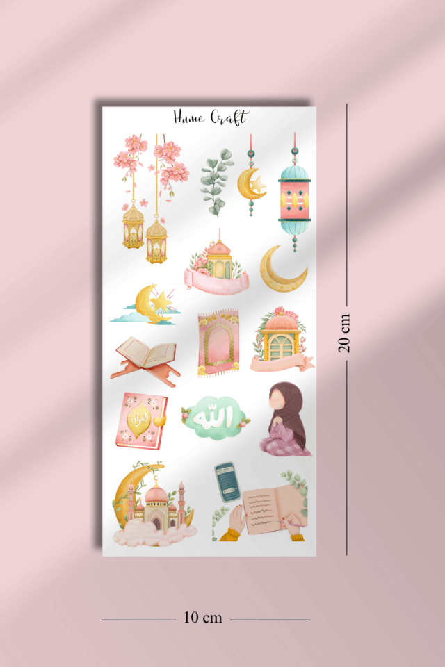 6'lı Islami Temalı Sticker Seti