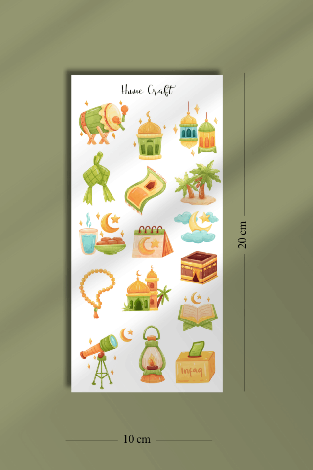 6'lı Islami Temalı Sticker Seti