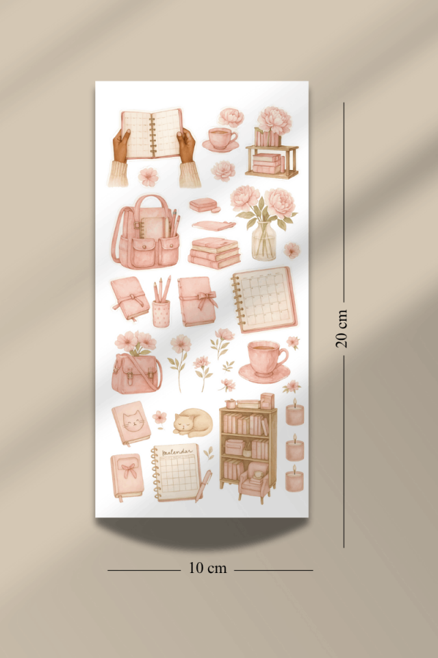 6'lı Cozy Sticker Seti