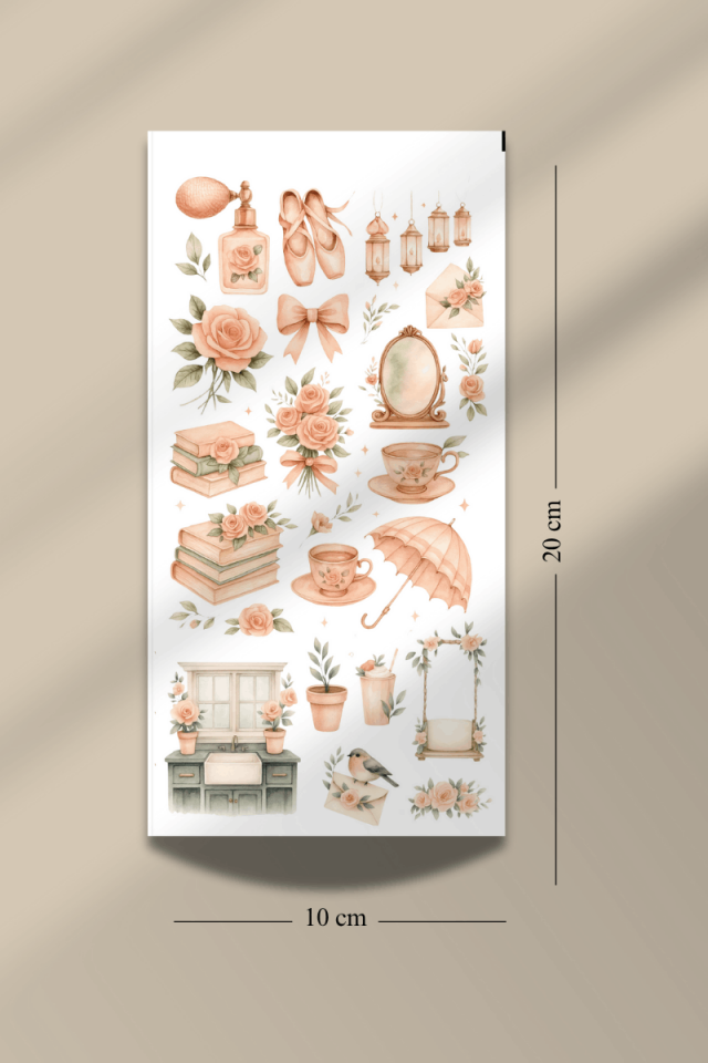 6'lı Cozy Sticker Seti