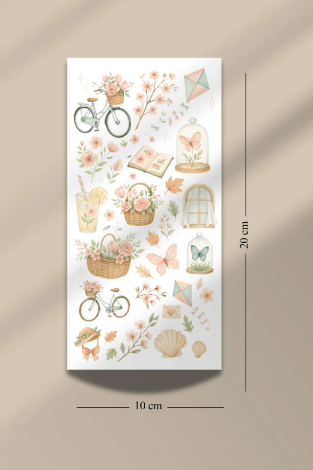 6'lı Cozy Sticker Seti