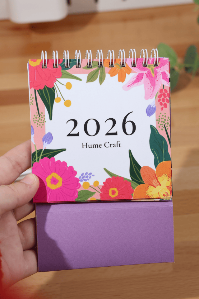 2026 Yılı Spiralli Masa Takvimi