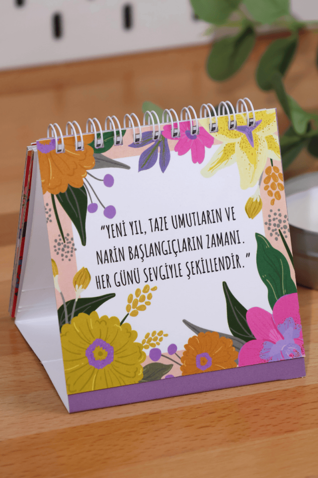 2026 Yılı Spiralli Masa Takvimi