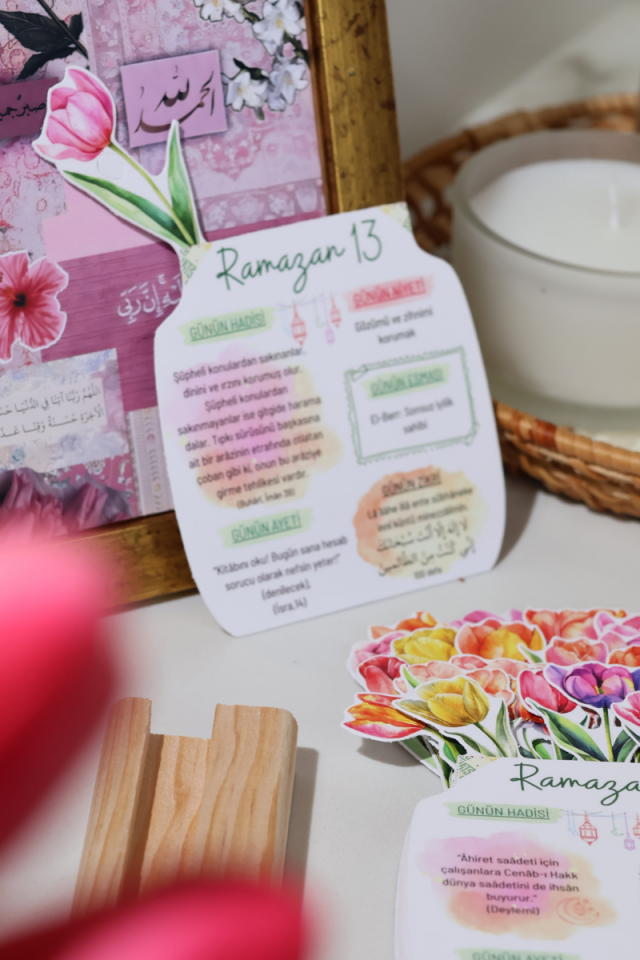 Laleli Ramazan Takvimi / Yıllık Takvim Hediye