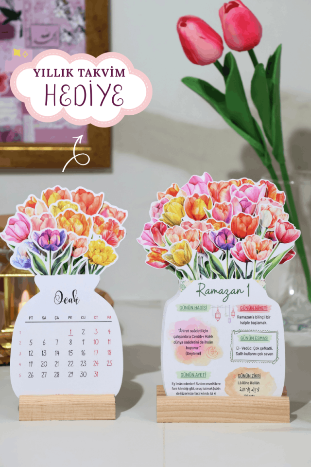 Laleli Ramazan Takvimi / Yıllık Takvim Hediye
