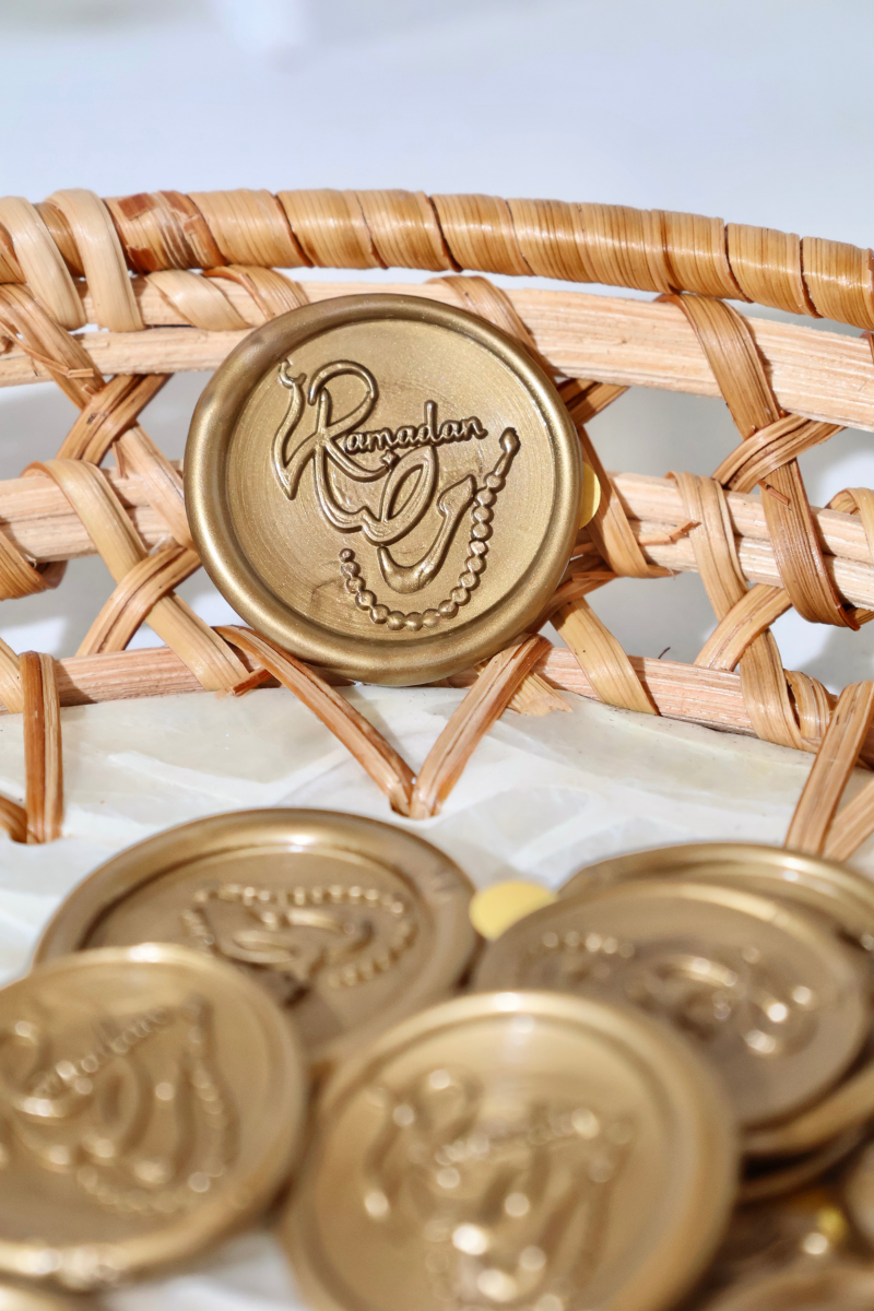 10 Adet Ramazan Temalı Hazır Mum Mühür
