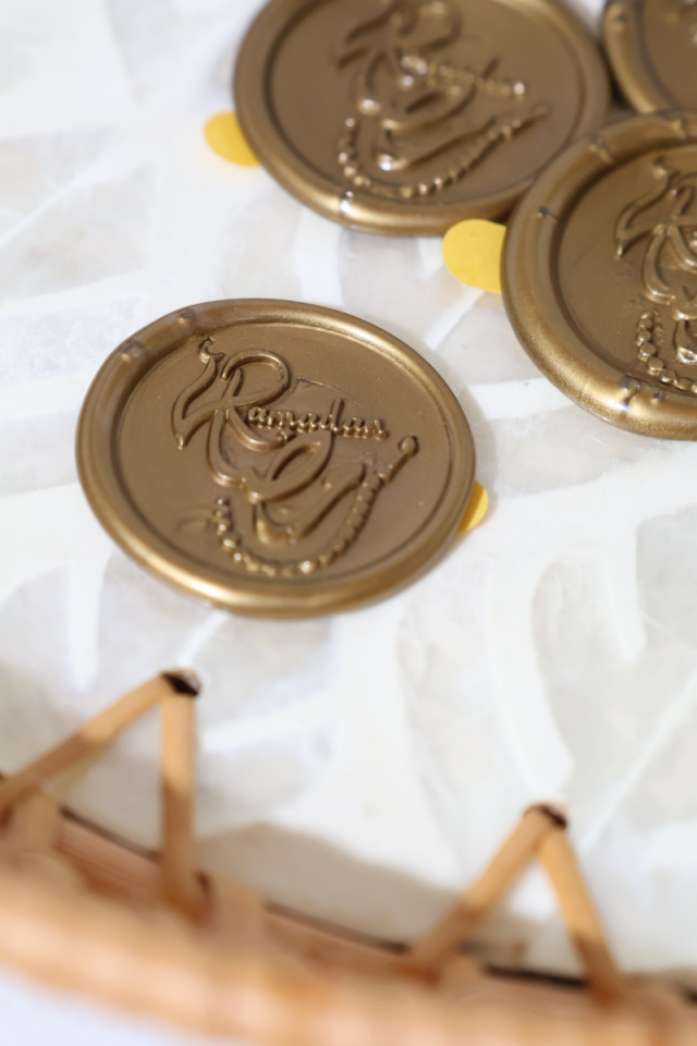 10 Adet Ramazan Temalı Hazır Mum Mühür