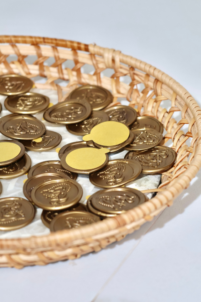 10 Adet Ramazan Temalı Hazır Mum Mühür