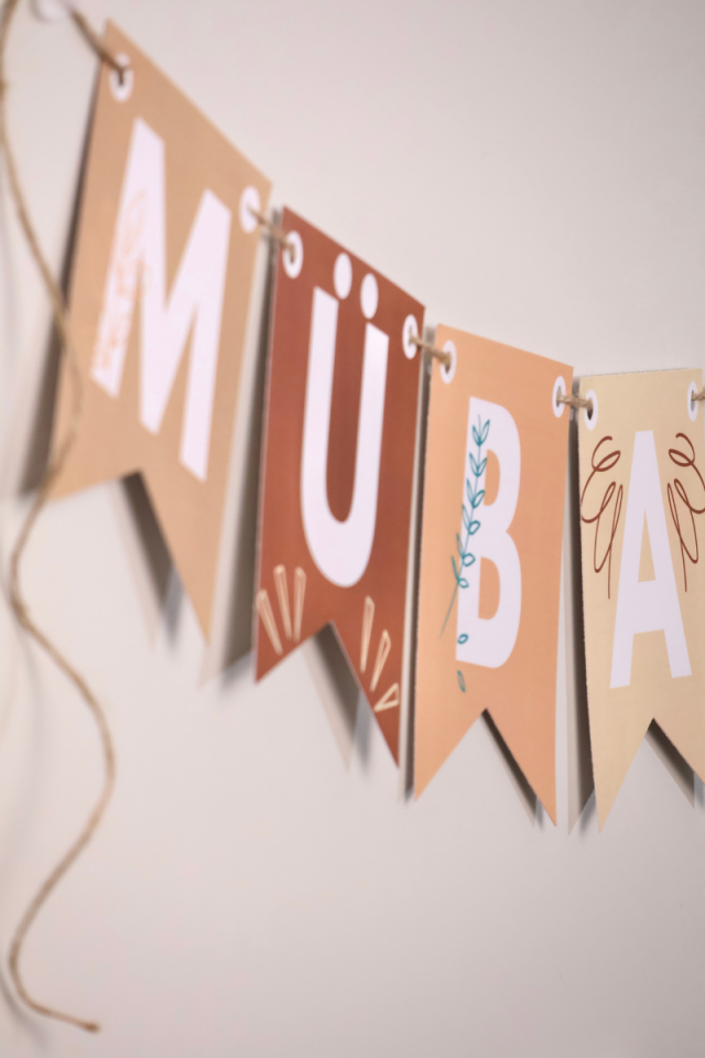 Ramazan Mübarek Yazılı Flama