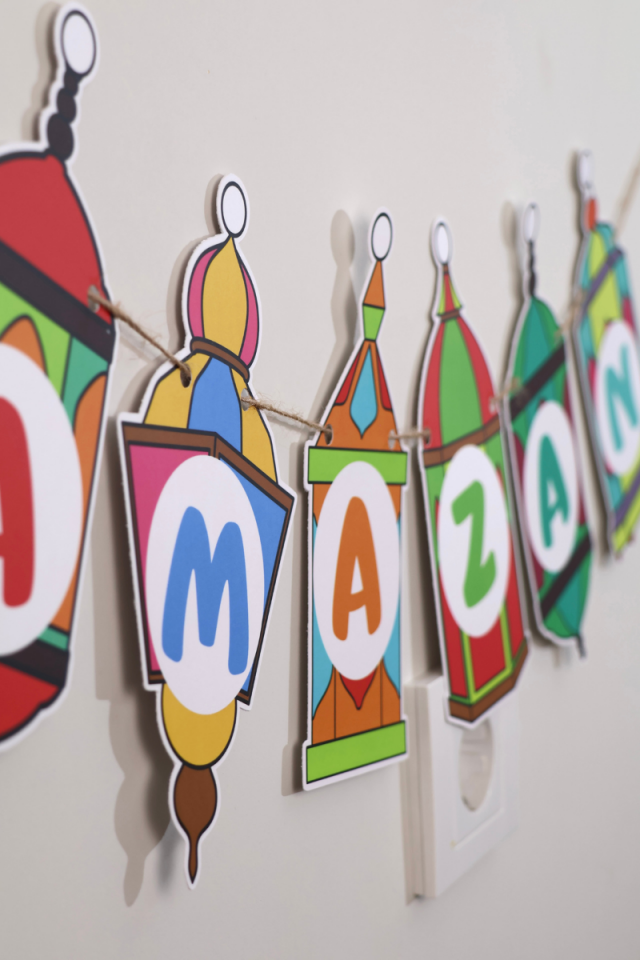 Hoşgeldin Ramazan Yazılı Flama