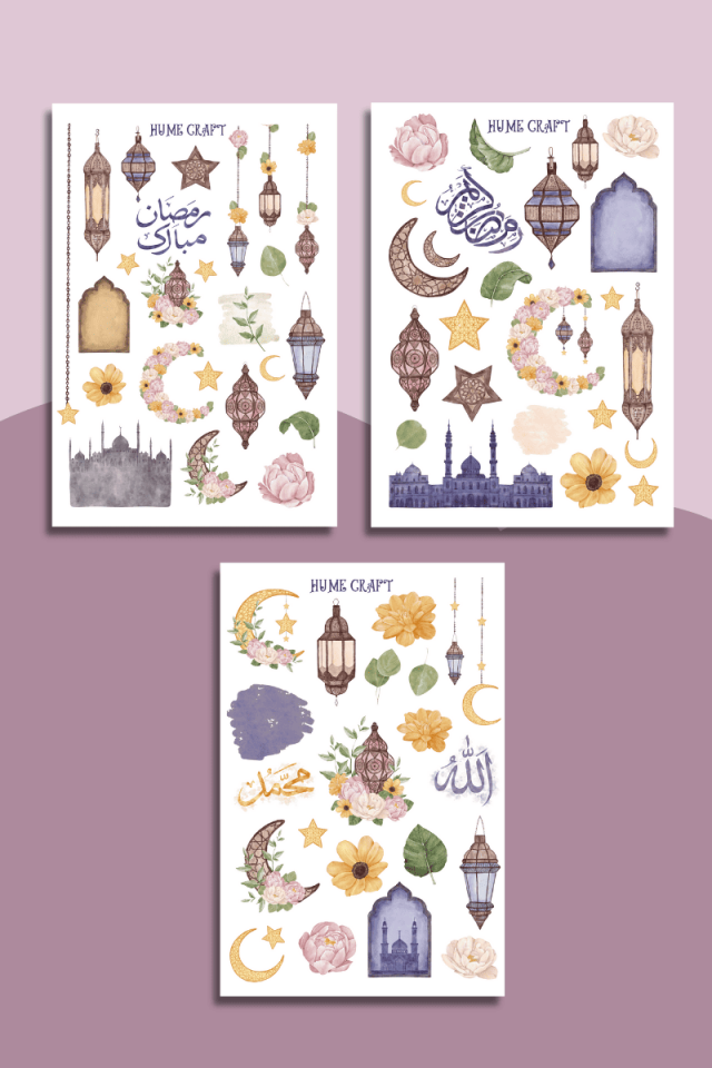 Ramazan Temalı Sticker Seti