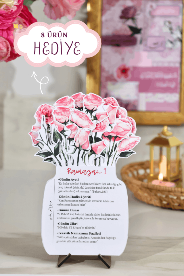 STANDI, RAHLE GÖRÜNÜMLÜ RAMAZAN TAKVİMLERİ