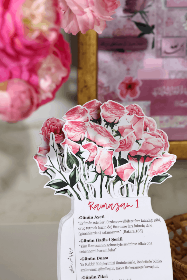 STANDI, RAHLE GÖRÜNÜMLÜ RAMAZAN TAKVİMLERİ