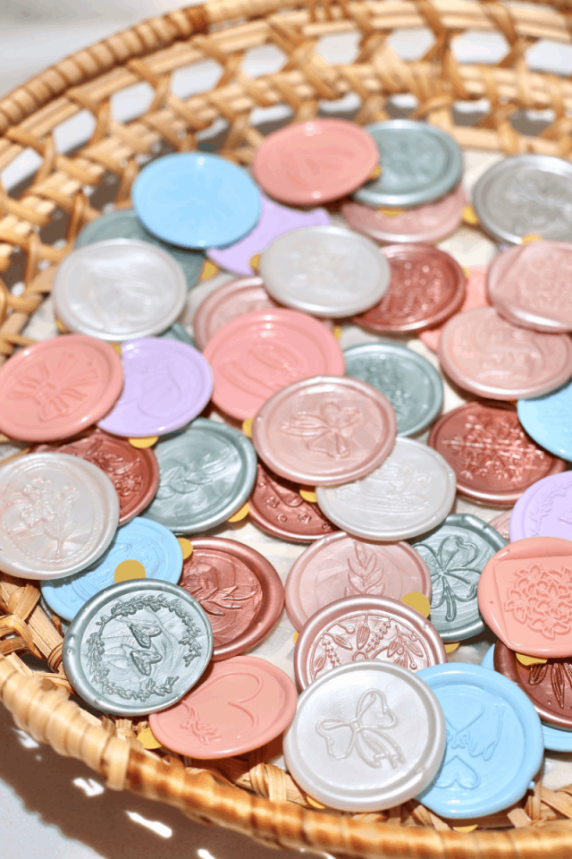 26 Farklı Çeşit Mum Mühür Sticker