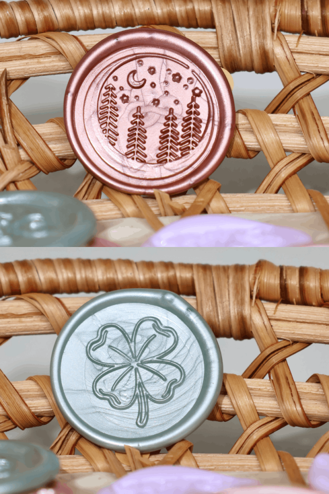 26 Farklı Çeşit Mum Mühür Sticker