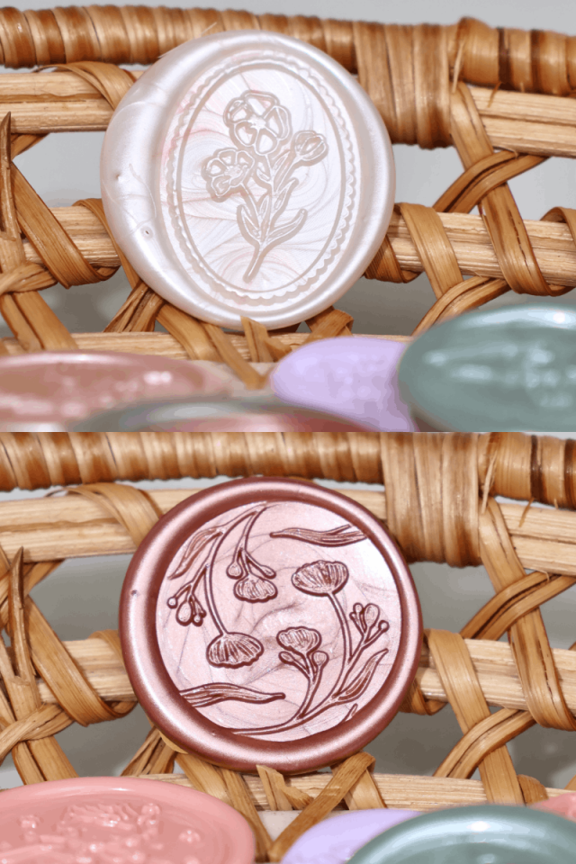 26 Farklı Çeşit Mum Mühür Sticker