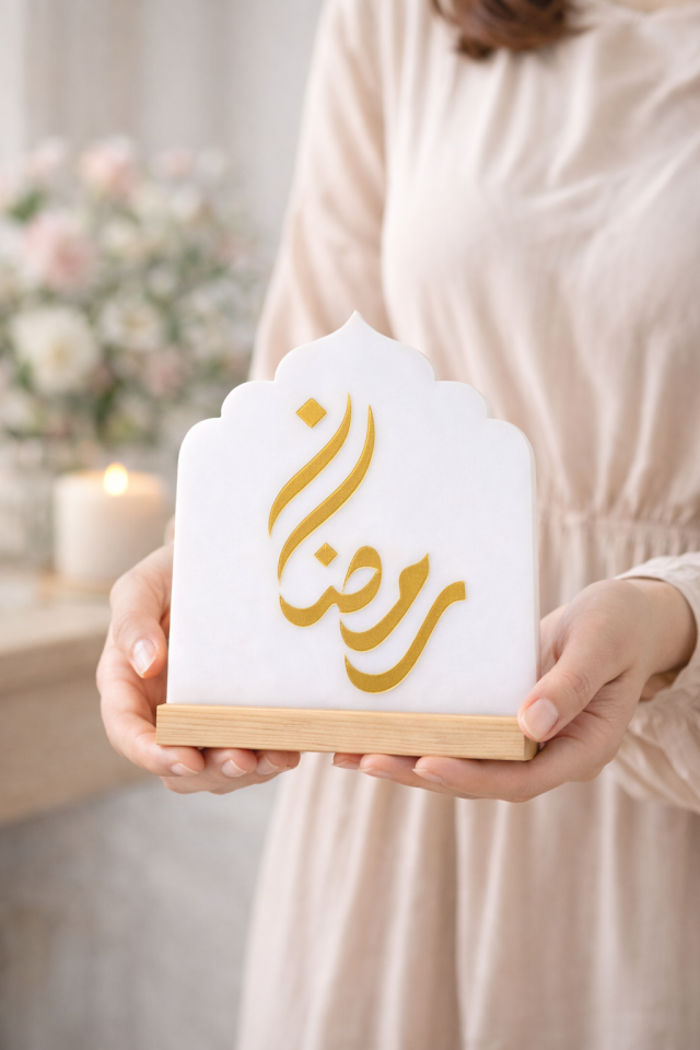 Pleksi Ramazan Yazılı Dekor